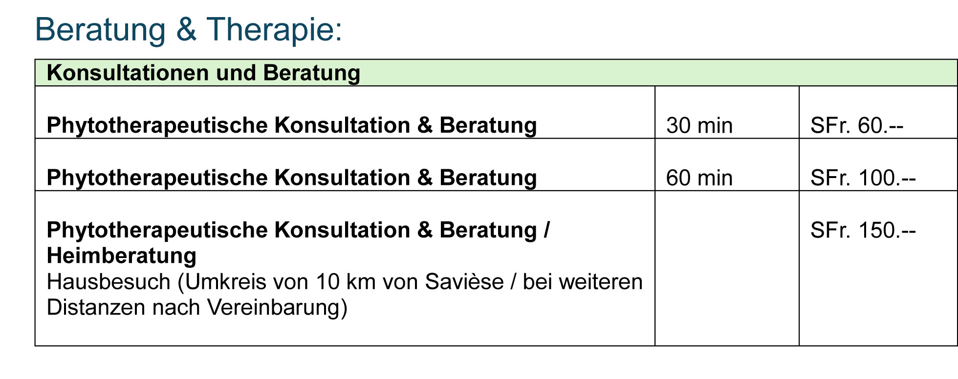 Beratung und Therapie 2026